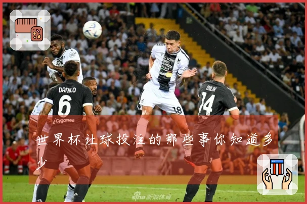 世界杯让球投注的那些事你知道多少