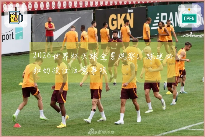 2026世界杯买球全景观察：球迷必知的投注注意事项