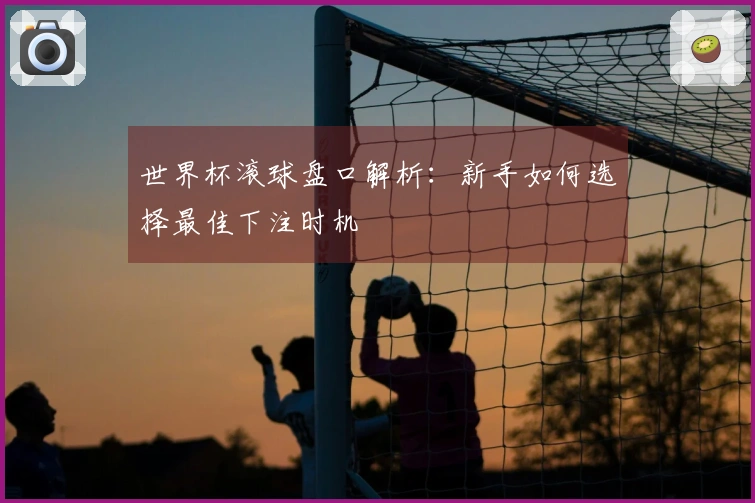 世界杯滚球盘口解析:新手如何选择最佳下注时机